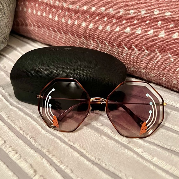 New Chloé Round Gradient Sunglasses - Picture 4 of 12